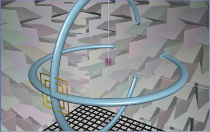 Finite-element acoustic model of the sound field around a loudspeaker enclosure