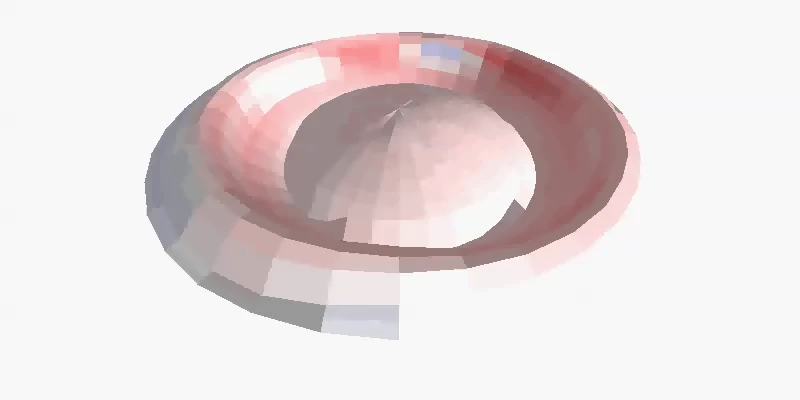Finite-element rendering of transducer suspension behavior